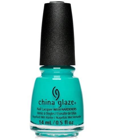 China Glaze Nail Lacquer With Hardeners In Too Yacht To Handle