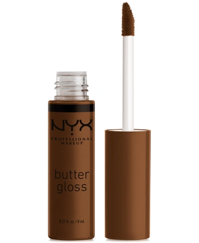 Nyx Professional Makeup Butter Gloss Non-stick Lip Gloss In Caramelt