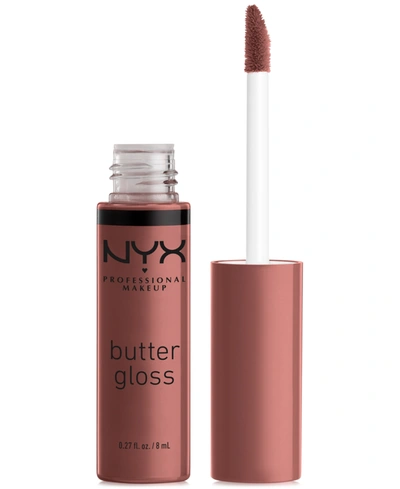 Nyx Professional Makeup Butter Gloss Non-stick Lip Gloss In Spiked Toffee