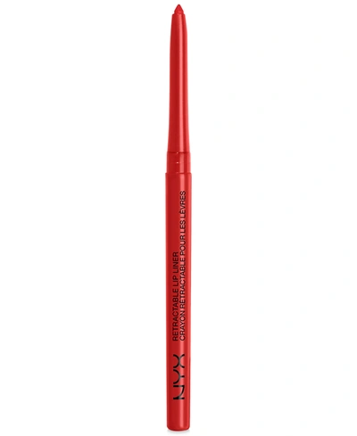 Nyx Professional Makeup Retractable Lip Liner In Ruby