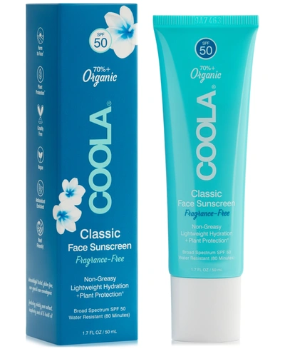 COOLA CLASSIC FACE SUNSCREEN SPF 50, 1.7 OZ.