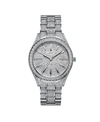 Jbw Women's Cristal Diamond (1/8 Ct. T.w.) Watch In Stainless Steel Watch 38mm In Silver