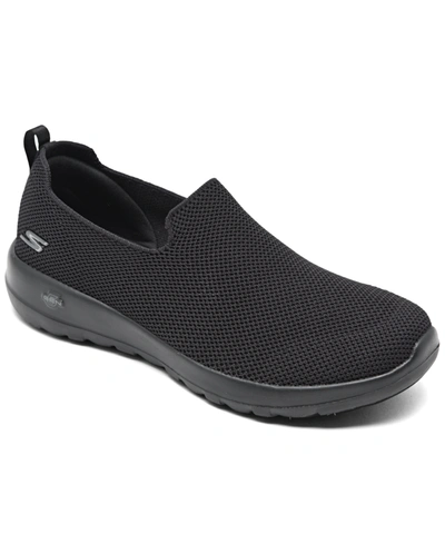 Skechers Go Walk Joy-sensational Day Womens Fitness Running Athletic And Training Shoes In Black