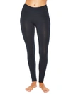 Cuddl Duds Softwear High-waist Modal Knit Leggings In Black