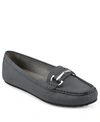 Aerosoles Women's Day Drive Loafers Women's Shoes In Gray Faux Suede