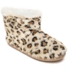 Minnetonka Betty Bootie In Cream Leopard Print