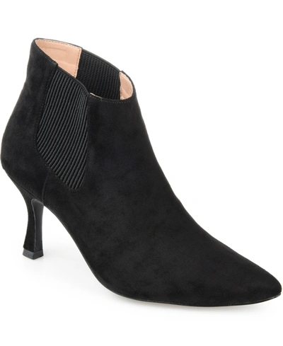 Journee Collection Women's Elitta Pointed Toe Booties In Black