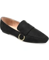 Journee Collection Women's Benntly Square Toe Slip On Loafers In Black