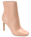 Journee Collection Womens Silvy Stiletto Heel Booties In Tan
