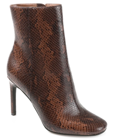 Journee Collection Women's Silvy Booties In Snake