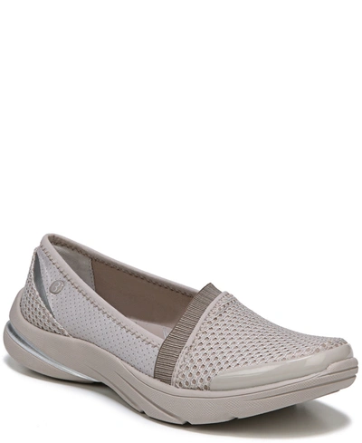 Bzees Lollipop Washable Flats Women's Shoes In Taupe Mesh Fabric