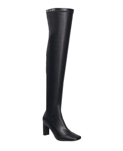 French Connection Women's Charli Over-the Knee High Heel Boots Women's Shoes In Black