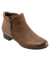 Trotters Women's Major Boot Women's Shoes In Stone Nubuck