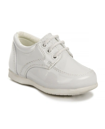 Josmo Babies' Toddler Boys Laces Dress Shoes In White Patent