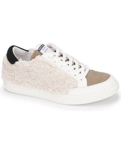 Kenneth Cole New York Kam Guard Cozy Eo Womens Faux Fur Lace Up Casual And Fashion Trainers In Multi