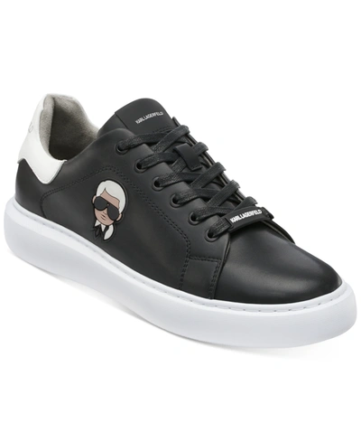 Karl Lagerfeld Men's Karl Head Sneakers In Black