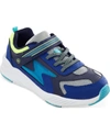 Stride Rite Toddler Boys Lighted Cosmic Sneakers In Navy Multi