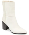 Journee Collection Collection Women's Tru Comfort Foam Sharlie Bootie In Off White