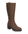 Bella Vita Lorielle Womens Zipper Round Toe Mid-calf Boots In Brown