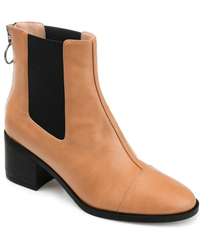 Journee Collection Collection Women's Tru Comfort Foam Nigella Bootie In Tan