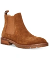 Steve Madden Leopold Chelsea Boot In Chestnut Suede