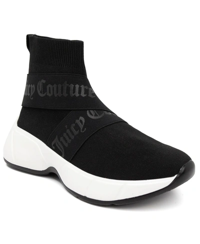 Juicy Couture Women's Ariella Knit Sneakers In Black