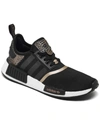 Adidas Originals Adidas Women's Nmd R1 Casual Sneakers From Finish Line In Black/rose Gold-tone