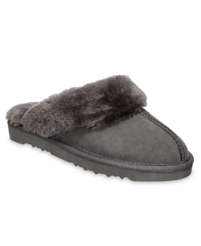 Style & Co Rosiee Slippers, Created For Macy's Women's Shoes In Grey