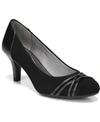 Lifestride Pascal Pumps In Black Faux Leather