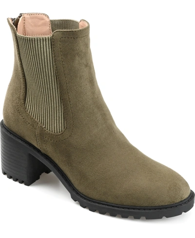 Journee Collection Women's Jentry Bootie In Green