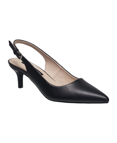 French Connection Women's Point Toe Slingback Heels In Black