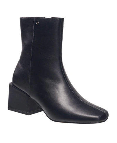 FRENCH CONNECTION WOMEN'S TONI BLOCK HEEL BOOTIES