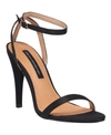 FRENCH CONNECTION WOMEN'S TESSA HIGH HEEL HEELED ANKLE STRAP SANDALS WOMEN'S SHOES