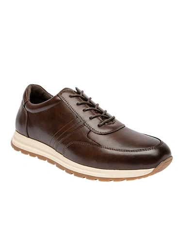 Nick Graham Men's Pierre Lace-up Oxford Sneakers In Brown