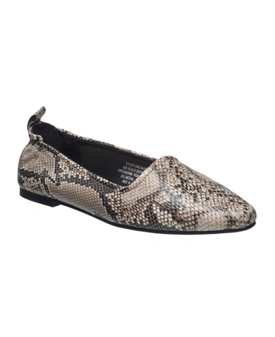 French Connection Women's Emee Rouched Back Ballet Flats In Soft Truffle