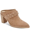 Dolce Vita Serla Mules In Truffle Suede
