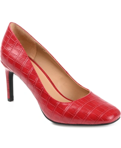 Journee Collection Monalee Pump In Red