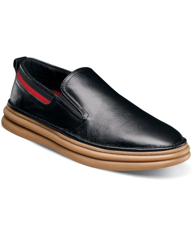 Stacy Adams Men's Delmar Plain Toe Slip On Shoes In Black