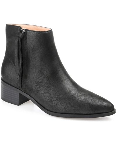Journee Collection Comfort Foam Sadiya Bootie In Black