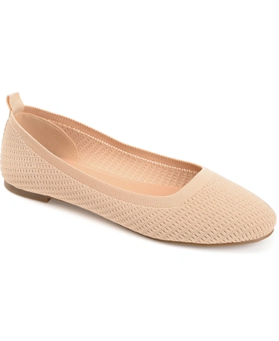 Journee Collection Women's Maryann Flats Women's Shoes In Nude