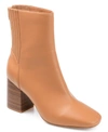Journee Collection Tru Comfort Foam Maize Vegan Leather Bootie In Tan