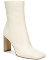 Sam Edelman Women's Anika Square-toe Booties Women's Shoes In Modern Ivory Chai Cream