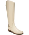 Sam Edelman Mikala Womens Leather Riding Knee-high Boots In Eggshell