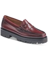 Gh Bass G.h.bass Womens Whitney Super Lug Weejuns Loafer In Wine