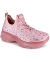 Bebe Women's Embellished Sneakers In Blush