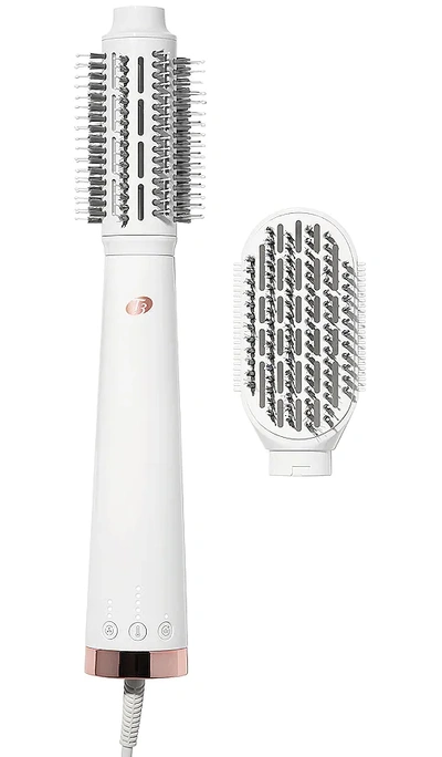 T3 Airebrush Duo Interchangeable Hot Air Blow Dry Brush In White
