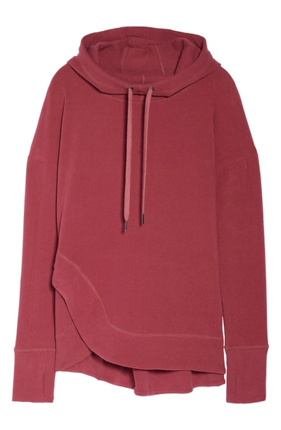 Sweaty Betty Escape Luxe Hoodie In Renaissance Red