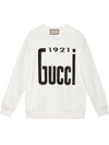 Gucci 1921 Logo Sweater In White
