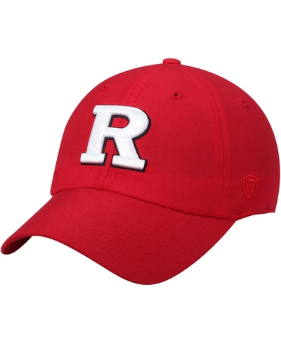 Top Of The World Men's Scarlet Rutgers Scarlet Knights Primary Logo Staple Adjustable Hat