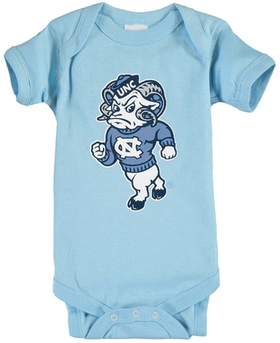 Two Feet Ahead Infant Boys And Girls Light Blue North Carolina Tar Heels Big Logo Bodysuit